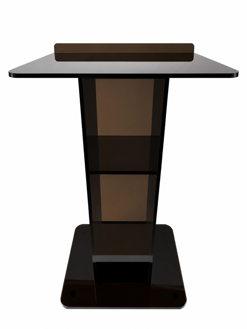 DCF-P11 Smoked Bronze Acrylic church lectern