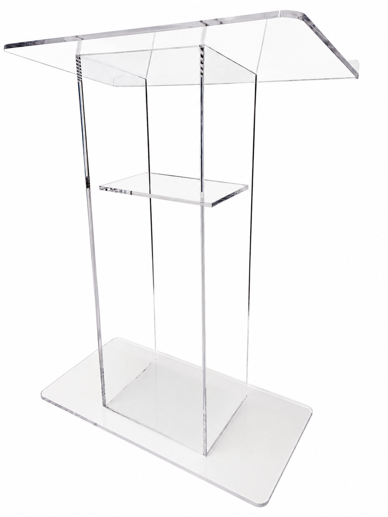 DCF-PD1 Clear Acrylic Podium