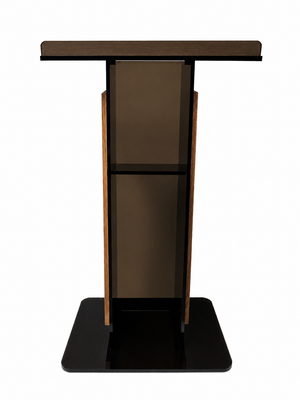 DCF-L2 Smoked Bronze Church Lectern Golden Oak Sideboards